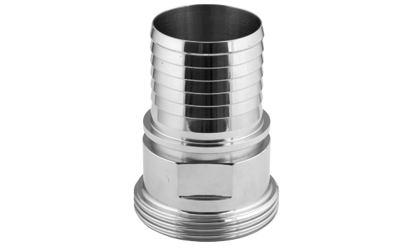 Threaded coupling with male adapter